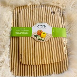 Bamboo Cutting Boards Pack of 2